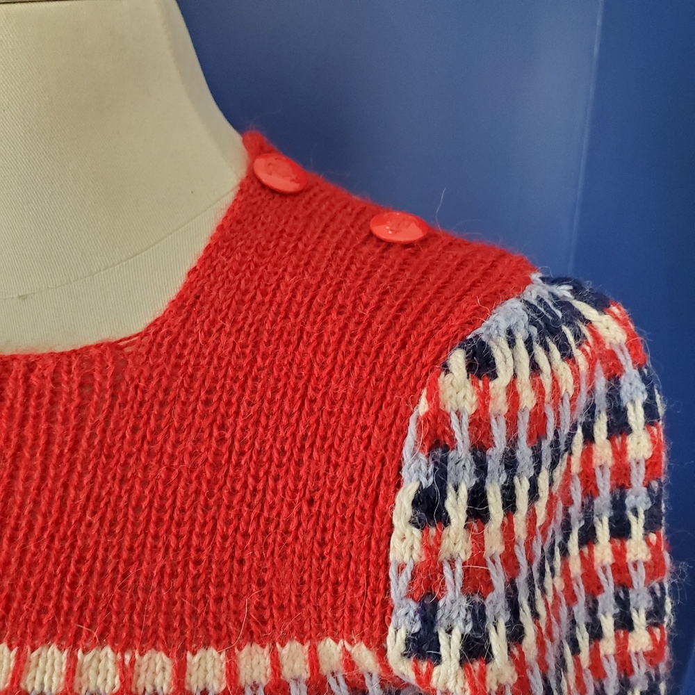 Vintage 40s reproduction sweater, small - Picture 2 of 4